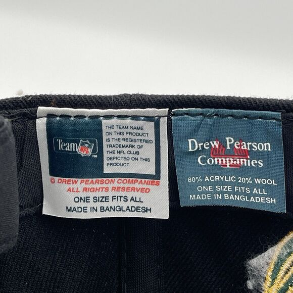 Vintage Green Bay Packers Drew Pearson Old English Wool Snapback Hat Cap - NWT - Picture 14 of 14